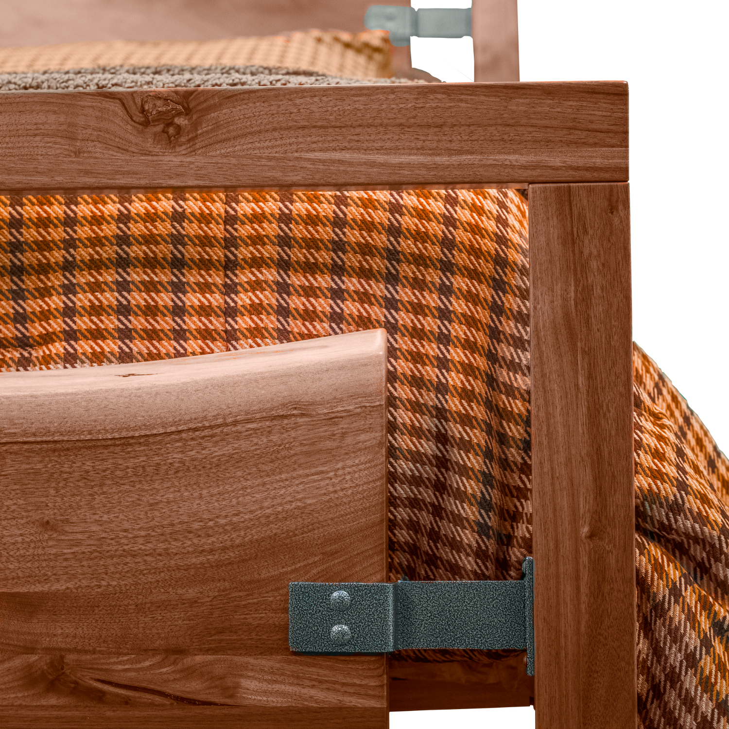 LIVE EDGE LOW FOOTBOARD BED