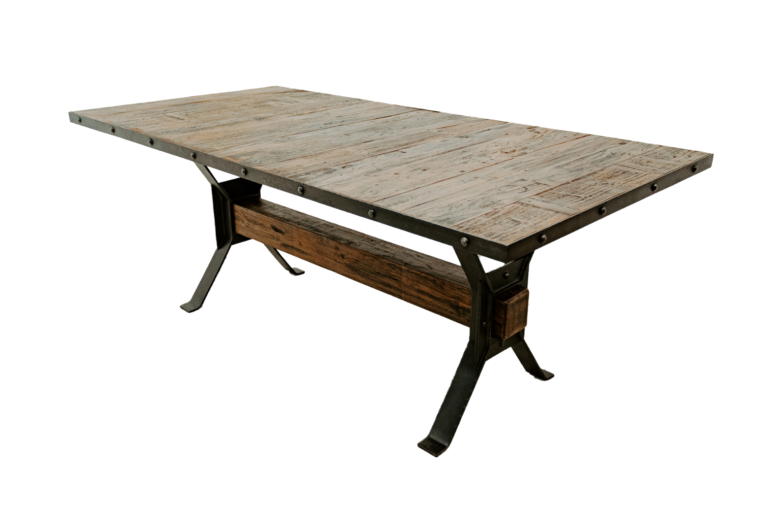 reclaimed teak table