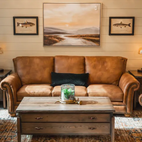 leather sofa for living room