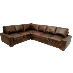 TOP GRAIN LEATHER MOUNTIAN MODERN SECTIONAL