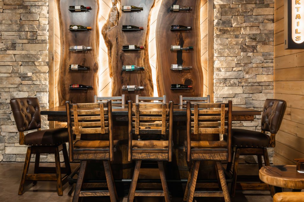 buffalo trace whiskey barrel table