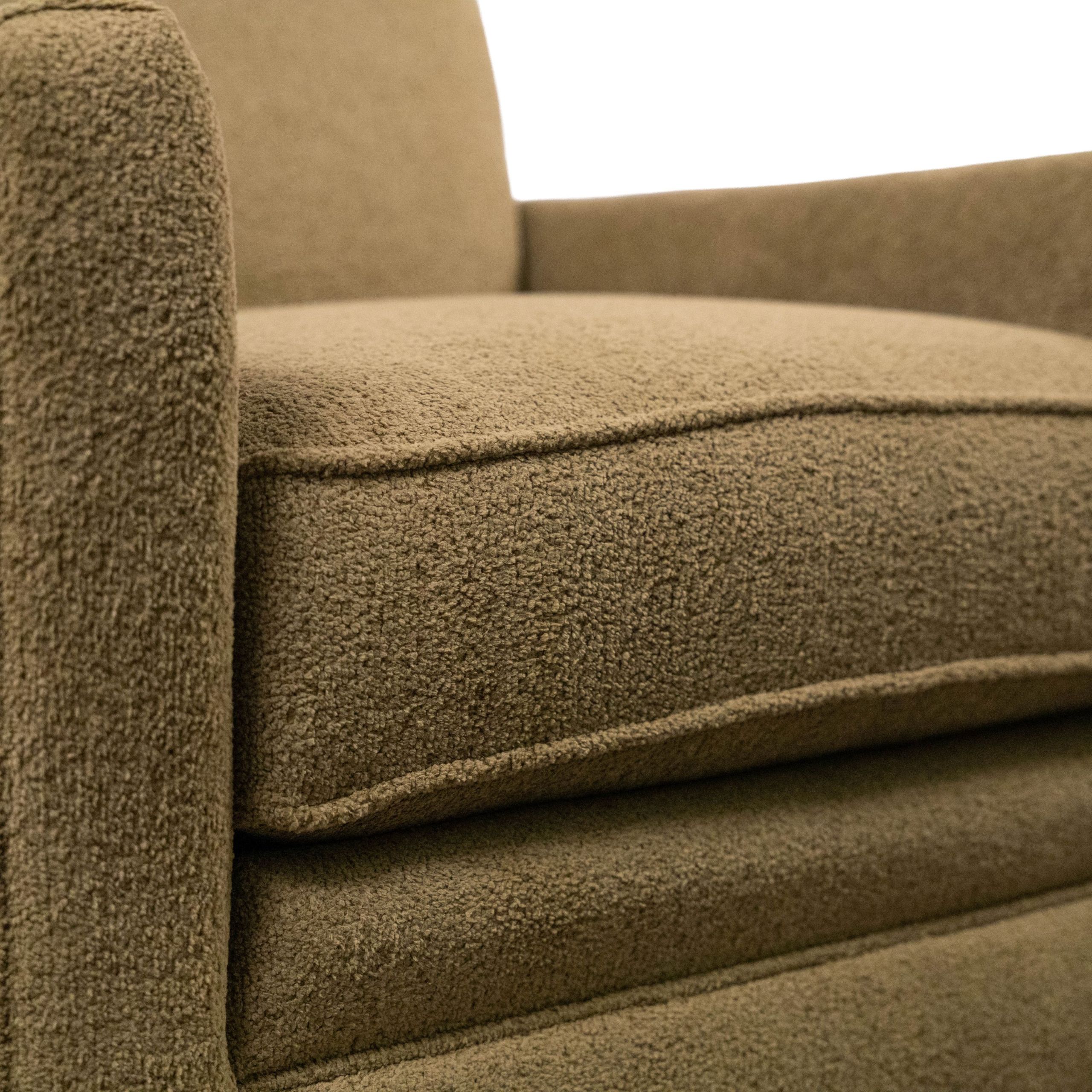 small fabric swivel glider chair