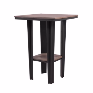 outdoor high top square table made of poly