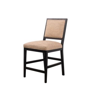 modern solid wood fabric barstools